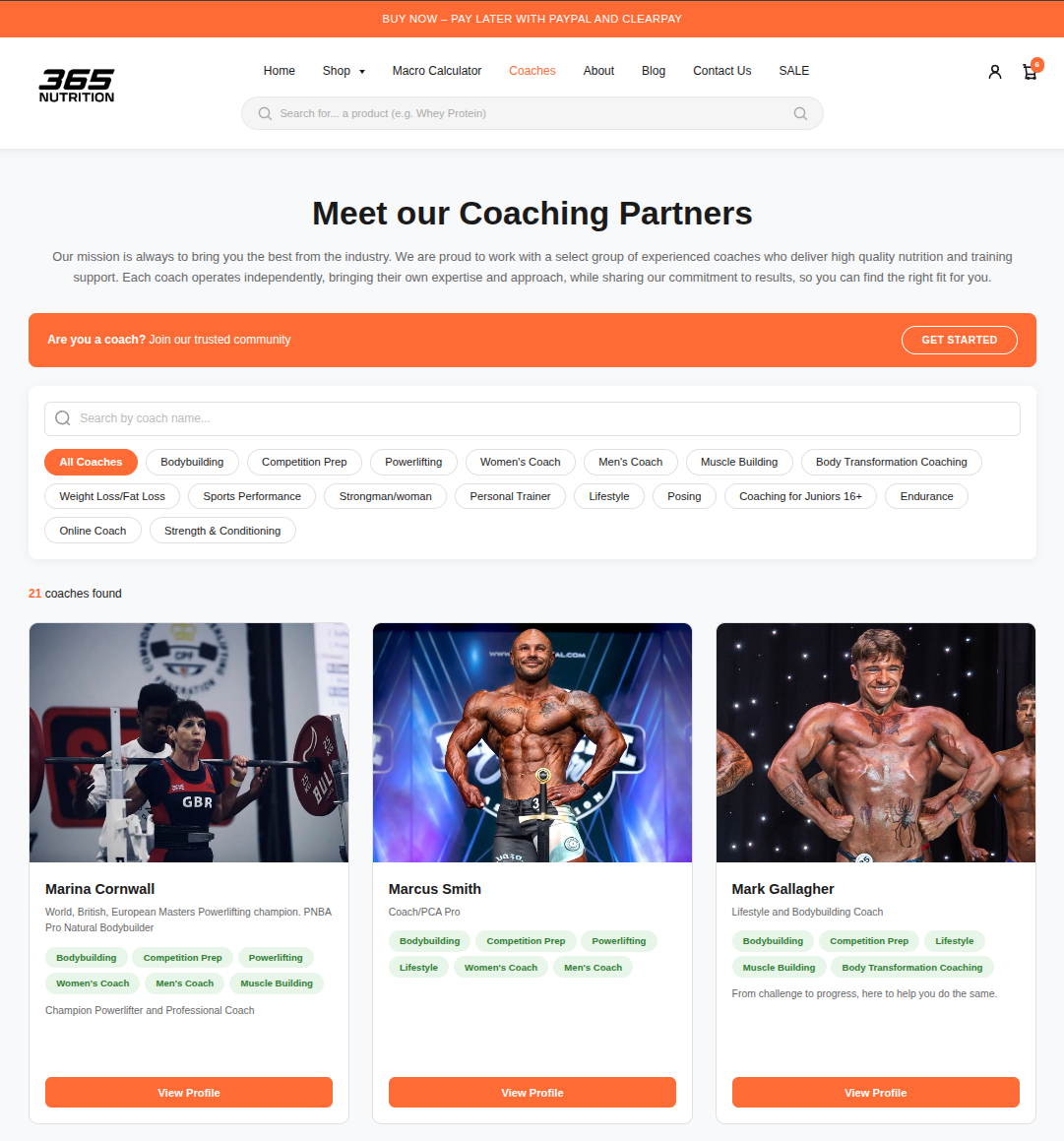 365 Nutrition